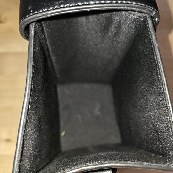 Kate Gabrielle Black Faux Leather Tote / Shoulder Bag – Gently Used - Picture 6 of 12